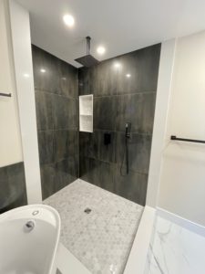 Master Shower with bench