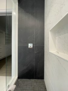 Master Shower with bench