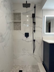 Master Shower with bench
